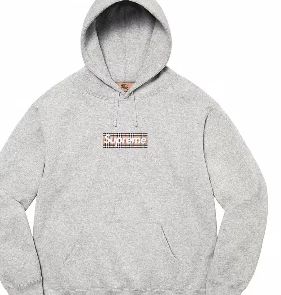 XL L Box Black Logo M S Bogo 22SS Grey Hoodie 0712